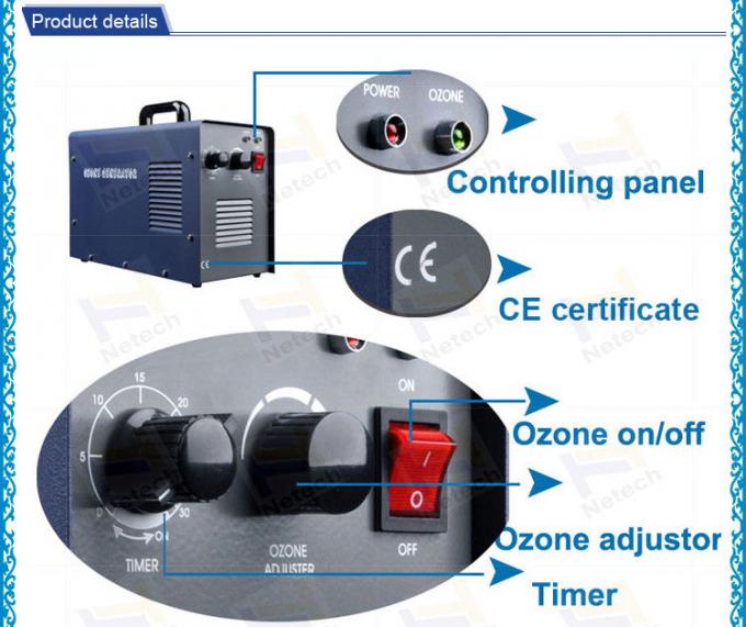 7g/hr調節可能なオゾン出力オゾン発電機の空気清浄器へのセリウムの証明書3g/hr