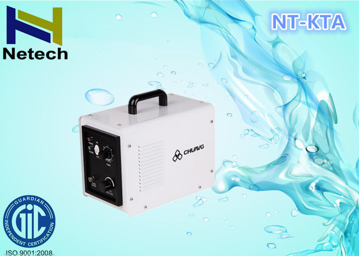 3-5g O3 Drinking Water Mini Ozone Generator 220V White Ozonator For Washing Vegetables